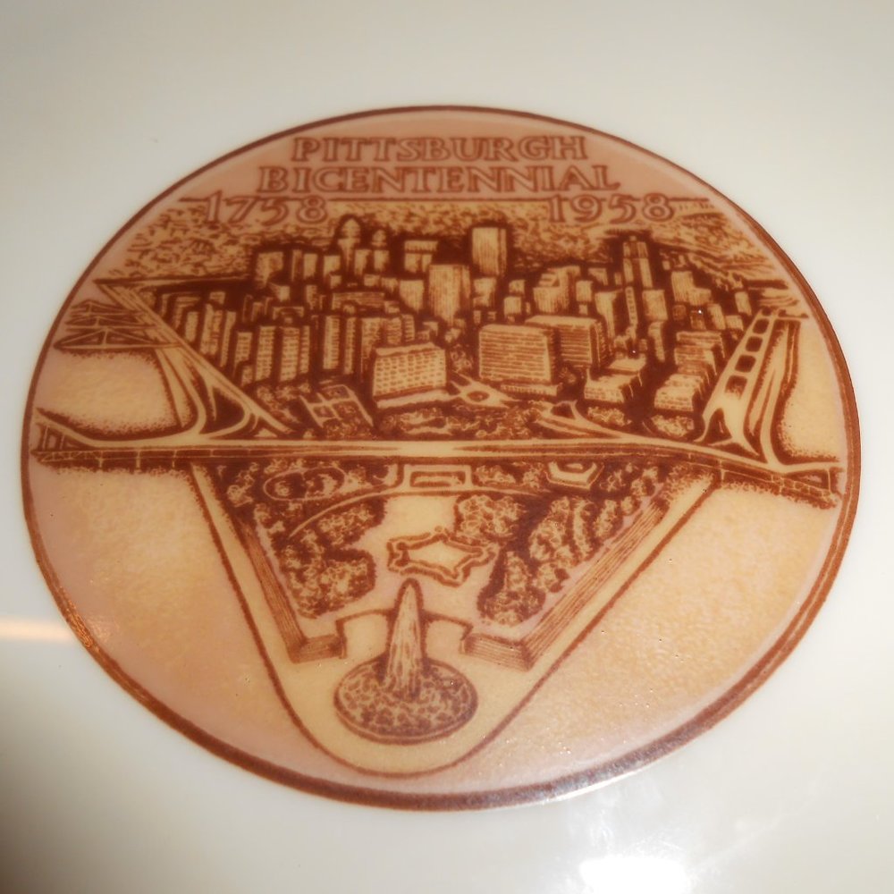 vintage RARE Lenox limited Ed. Pittsburg Bicentennial Plate Collectors 🎁